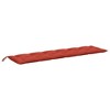 vidaXL Garden Bench Cushion Melange Red 100% Polyester - 2 of 2