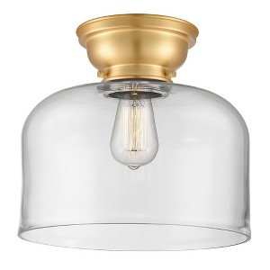 Bell - 1 Light Flush Mount In Industrial Style-9.4 Inches Tall and 12 Inches Wide - 1 of 1