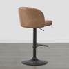Spruce&Spring Modern Adjustable Swivel Bar Stools Set with Arched Footrest - 4 of 4