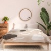 Deny Designs 3pc King Cortney Herron Abstract Confetti Comforter and Pillow Sham Set Cream: Non-Woven, Machine Washable, Year-Round - 3 of 4
