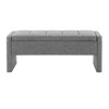 NicBex 47.25" Modern Storage Ottoman Bench,Foot Rest with Hidden Compartment,End of Bed Storage Bench for Bedroom,Living Room,Bedroom Furniture - 3 of 4