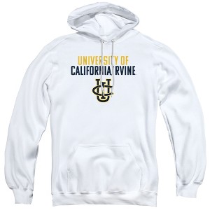 University of California Irvine Official Navy Yellow Stacked Adult Pull-Over Hoodie - 1 of 4