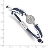 Black Bow Jewelry Stainless Steel MLB Seattle Mariners Adj Nylon Cord Bracelet, 9 Inch - image 2 of 3