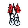 CAVINAS Heavy Duty Folding All-Terrain Wagon, Shopping Cart with Wheels, Utility Cart for Camping Shopping - 2 of 4
