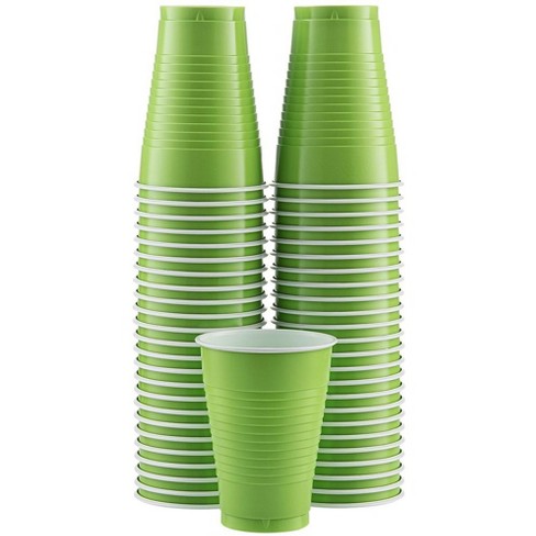 Sparksettings Kiwi Disposable Plastic Cups 12oz, 50 Pack : Target