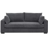 TiramisuBest Corduroy Sofa,Green, Corduroy Fabric - 2 of 4