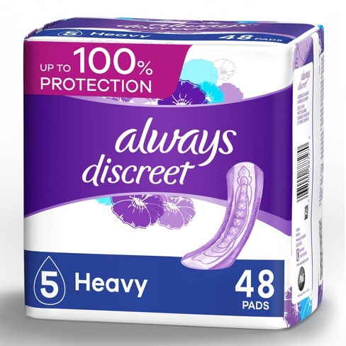 Always Discreet Incontinence And Postpartum Incontinence Pads - Heavy ...