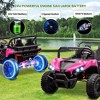 Jojoka 24V Electric UTV 2 Seater Ride on Turck Car with Remote Control 21" Seat,4 Shock Absorbers,Storage Space,Music & Lights - 4 of 4