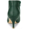 Allegra K Women's V-Shape Cutout Pointy Toe Stiletto Heels Ankle Booties - 4 of 4