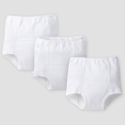 Image of Gerber Toddler 3pk Training Pants - White 3T