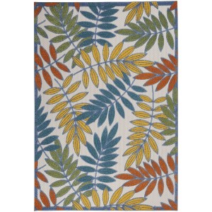 Nourison Aloha Floral Leaf Outdoor Area Rug - 1 of 4