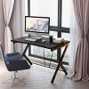Costway Gaming Desk Computer Desk PC Laptop Table Workstation Home Office Ergonomic New - 2 of 4