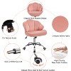 Yaheetech Velvet Rolling Accent Chair for Bedroom - 4 of 4