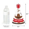 Big Dot of Happiness Western Hoedown - Cone Happy Birthday Party Hats for Kids and Adults - Set of 8 (Standard Size) - 3 of 4