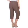 Rekucci Curvy Woman  Classic Pull-On Stretchy Straight Leg Capri - 3 of 4