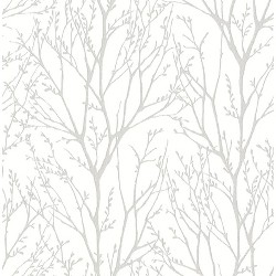 Brewster Birch Tree Peel Stick Wallpaper White Target