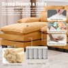 MOONMISS 110" Chenille U Shaped 4 Seat Sectional Couches for Living Room, Modular Sofa Sleeper with Double Chaise & Memory Foam for Apartment - 3 of 4