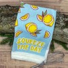 Squeeze The Day Funny Determined Lemon Tea Towel - Crazy Dog Tea Towel Squeeze The Day - 2 of 4