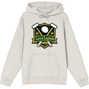 Croquet "Lawn Legends" Mallets and Ball Adult Long Sleeve Hoodie - 1 of 2