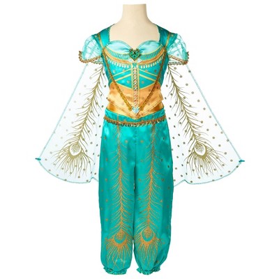 Disney Aladdin Girls Jasmine Core Teal Dress Target Inventory