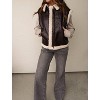 Women's Leather Vest With faux-shearling Lining - Blu Pepper - 4 of 4