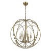 Yosemite Home Decor Brass 6-Light Brass Chandelier - 2 of 4