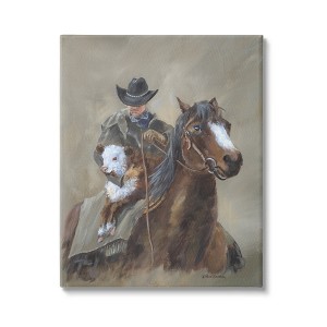 Stupell Industries Ranch Cowboy Western Horse Canvas Wall Art - 1 of 3