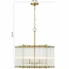 Eurofase Lighting Glasbury 6 - Light Chandelier in  Gold - 3 of 3
