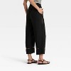 Women's High-Rise Ladder Trim Pull-On Pants - A New Day™ - 2 of 3