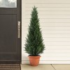 DR.Planzen 3-5FT Artificial Cedar Tree Indoor/Outdoor UV protection Pre Potted Fake Tree for Decor, Perfect Housewarming Gift 1Pack - 4 of 4