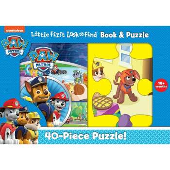 Nickelodeon Paw Patrol: Little First Look and Find Book & Puzzle - by  Pi Kids (Mixed Media Product)