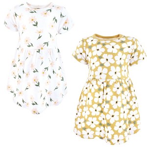 Luvable Friends Hudson Baby Short-Sleeve Dresses 2pk - 1 of 2