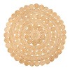 Daisy Hippy Jute Medallion Circle - JONATHAN Y - image 2 of 4