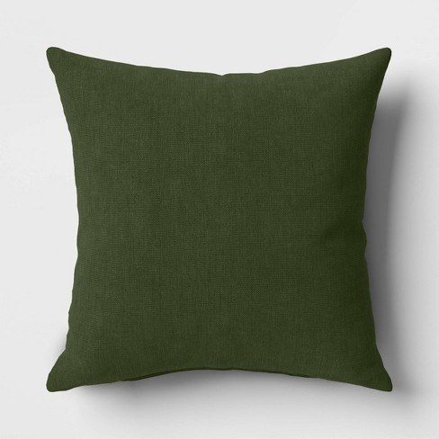 Green outdoor pillow hotsell