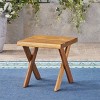 Dracelo Patio End Table Teak - 3 of 4