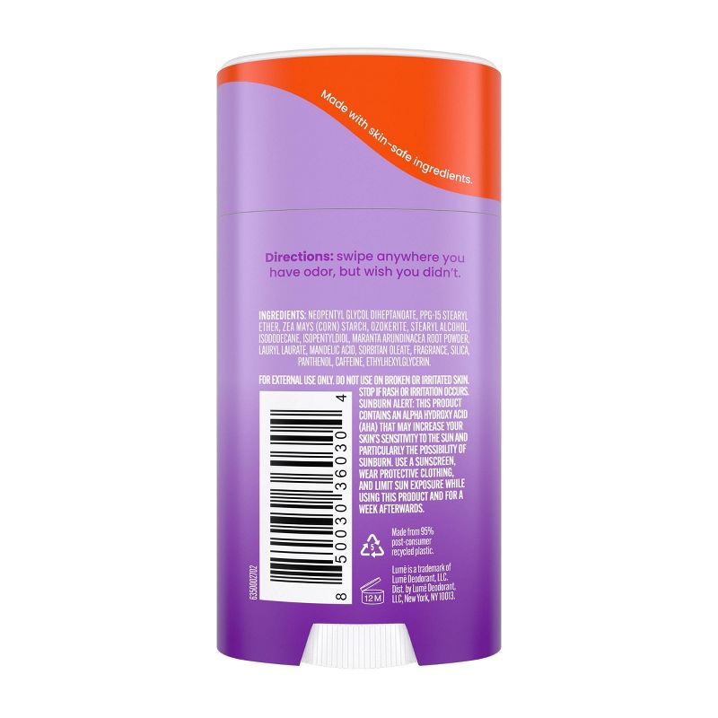 Lume Whole Body Women&#8217;s Deodorant - Smooth Solid Stick - Aluminum Free - Lavender Sage Scent - 2.6oz, 3 of 18