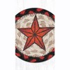 Earth Rugs Barn Star Printed Round Coaster – 5" Eco-Friendly Table Protection - 3 of 3