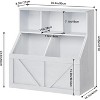 Kids Toy Storage Organizer, Kids Bookshelf and Toy Storage, Toy Storage Cabinet, Toddler Bookshelf Toy Organizer - 2 of 4