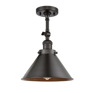 Briarcliff - 1 Light Semi-Flush Mount In Traditional Style-13 Inches Tall and 10 Inches Wide - 1 of 1