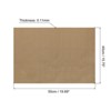 Unique Bargains Glass Fiber Non-Stick Heat Resistant Reusable Baking Mat Brown 1 Pc 19.69" x 15.75" - 2 of 4