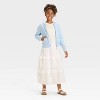 Girls' Relaxed Fit French Terry Zip-Up Hooded Sweatshirt - Cat & Jack™ - 3 of 3