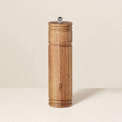 Wood Pepper Grinder 7.5" Brown - Hearth & Hand™ with Magnolia