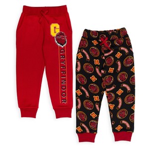 Harry Potter Gryffindor Fleece 2 Pack Pants - 1 of 4