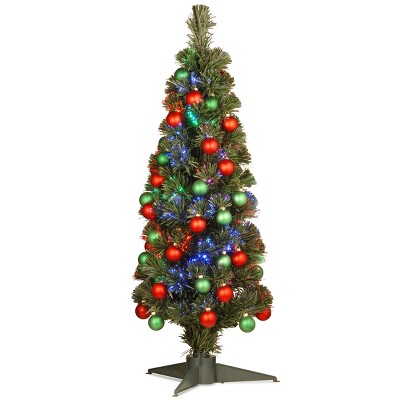 National Tree Company 3 ft Fiber Optic Fireworks Ornament Tree