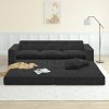NicBex Couches for Living Room L shape Modular Sectional Sofa Left Sofa Seat Corduroy Upholstered Compressed Sofa Couch Unfold Into a Bed - 3 of 4