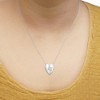 Haus of Brilliance 925 Sterling Silver 1/3 Ctw Diamond Heart and Lightning Bolt Pendant Necklace - 4 of 4