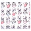 Hudson Baby Infant Girl Cotton Flannel Burp Cloths and Receiving Blankets, 14-Piece, Bonjour, One Size - 2 of 2