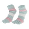 Unique Bargains Women's Warm Plush Yoga Five Toe Socks 1 Pair - 3 of 4