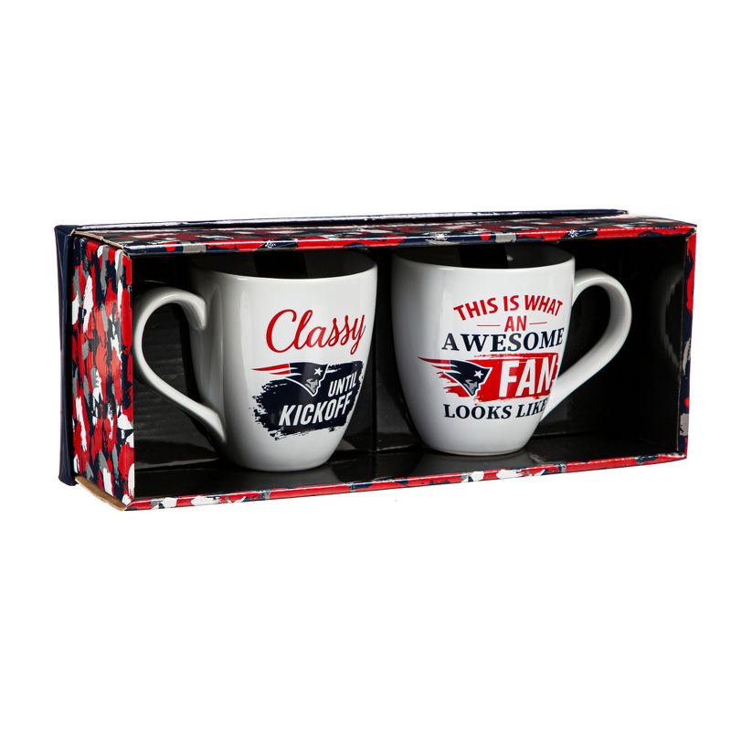Evergreen New England Patriots, Ceramic Cup O'Java 17oz Gift Set, 2 of 7
