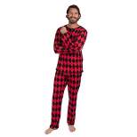 Leveret Mens Two Piece Cotton Argyle Christmas Pajamas